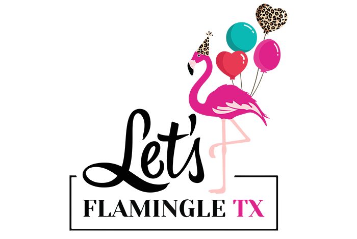 Logo - Let's Flamingle , Birthday and Birth Announcement Yard Stork Sign in The Woodlands, Spring, Kingwood, TX